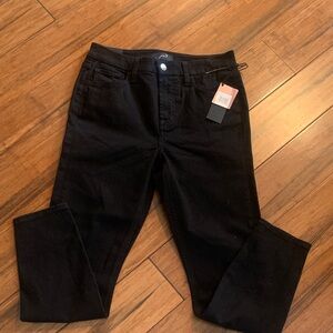 7 For All Mankind Black Ankle Jeans